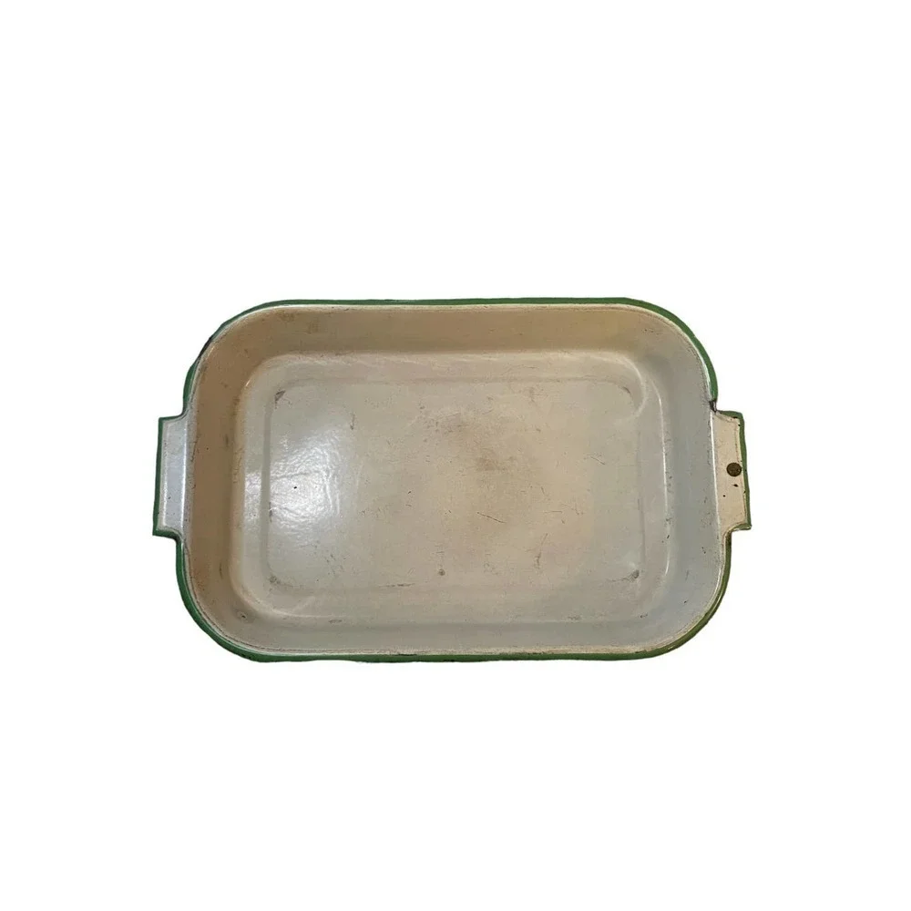 Vintage Enamelware Rectangular Bakeware